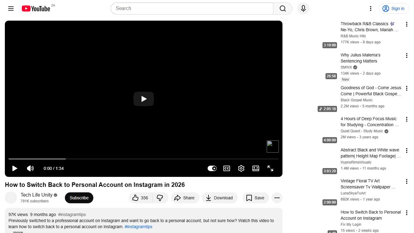 How to Switch Back to Personal Account on Instagram in 2026 - YouTube